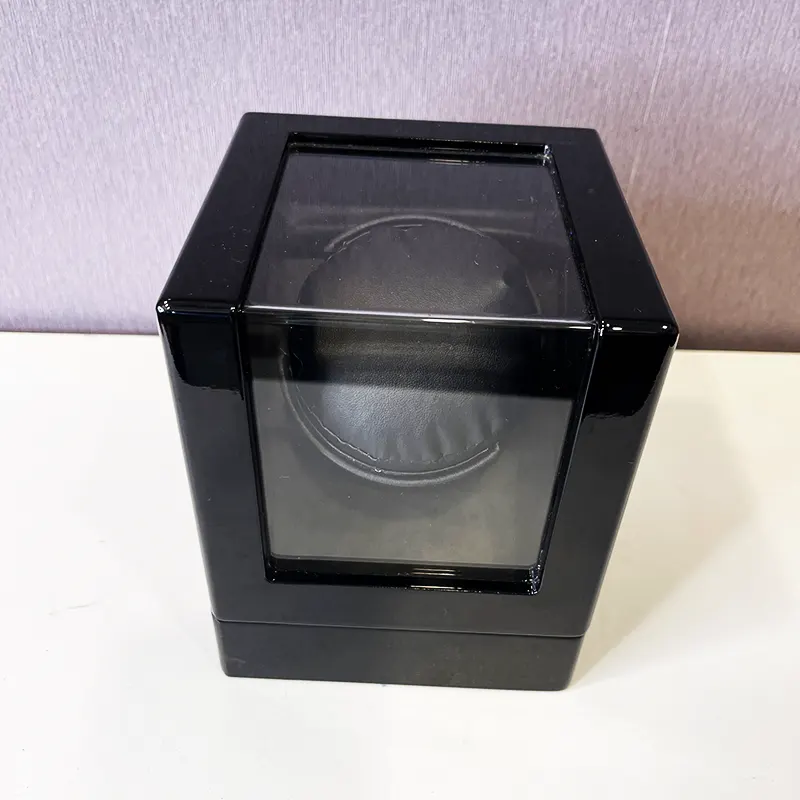 1 Slot Black Watch Winder High Quality Luxurious for Automatic Watch